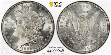 1888 $1 MS66