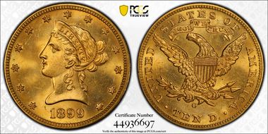 1899-O $10 MS64+