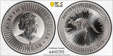 2022-P $1 Kangaroo Ag MS69