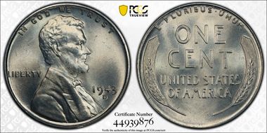 1943-D 1C MS67