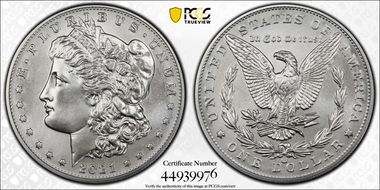 2021-CC Privy $1 Morgan Dollar 100th Anniversary MS70