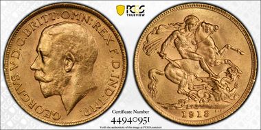 1913 Sov S-3996 MS63