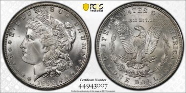 1899-O $1 MS66+ 