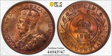 1913 1C MS64RB