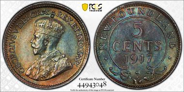 1917-C 5C MS63
