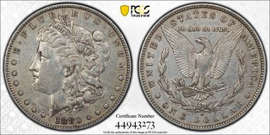 1880-O $1 XF40