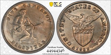 1932-M 5C MS63