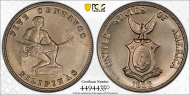 1938-M 5C Allen-6.02 MS65