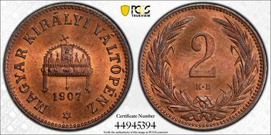 1907-KB 2 Fil MS66RB