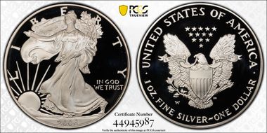 2006-W $1 Silver Eagle PR70DCAM