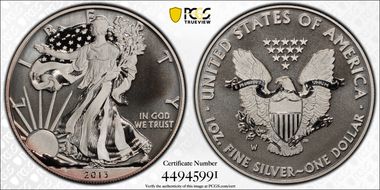 2013-W $1 Enhanced Silver Eagle West Point Mint Set SP69