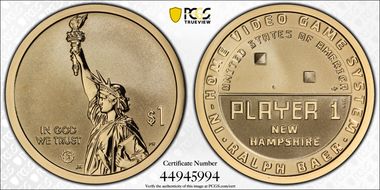 2021-S $1 American Innovation NH Rev PR Video Game PR70