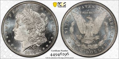 1879-S $1 MS64PL