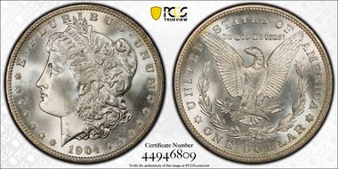 1904-O $1 MS66