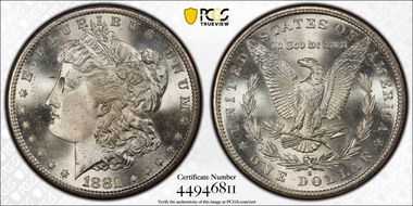 1881-S $1 MS65+