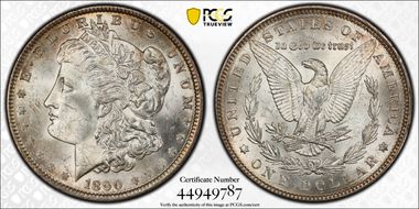 1890 $1 MS64