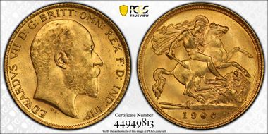 1906 1/2 Sov S-3974B MS62+