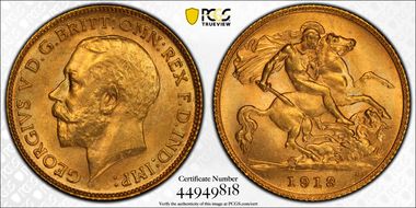 1913 1/2 Sov S-4006 MS65