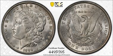 1889 $1 MS63
