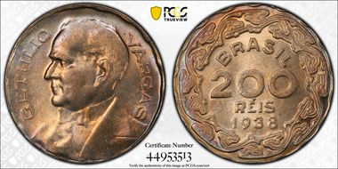 1938 200 R Mald-665.01 G. Vargas MS65