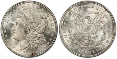 1921 $1 Morgan MS65