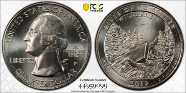 2019-P 25C Frank Church River of No Return NP MS66