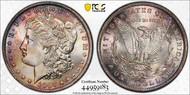 1887-O $1 MS64+