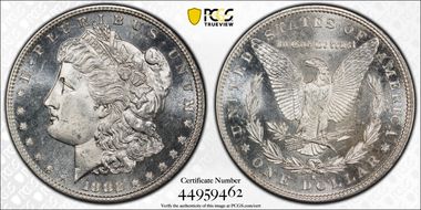 1882-S $1 MS64+ PL
