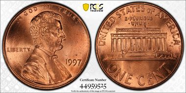 1997 1C FS-101 Doubled Ear MS66RD