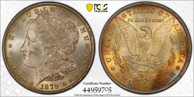 1879-S $1 MS62