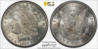 1884-CC $1 MS63