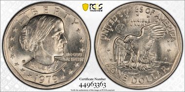 1979-P SBA$1 Wide Rim, FS-301 MS65