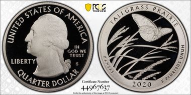 2020-S 25C Tallgrass Prairie NP - Silver Limited Edition Proof Set PR69DCAM