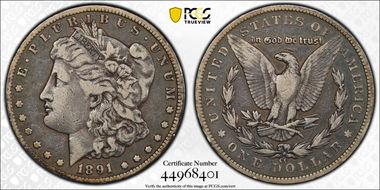 1891-CC $1 VF25