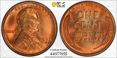 1935-D 1C MS67RD