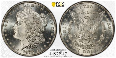 1878-S $1 MS65