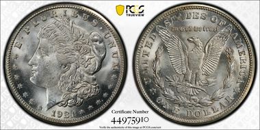 1921-S $1 MS66