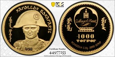 2021 1000 T Napoleon 200th Ann. Au PR70DCAM
