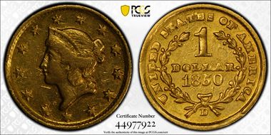 1850-D G$1 N1