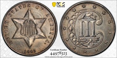 1862/1 3CS Overdate, FS-301 N1