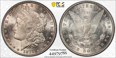 1878 8TF $1 MS62