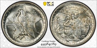 1936 50C Texas MS66
