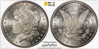 1878-CC $1 MS62