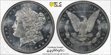 1888 $1 MS64DMPL