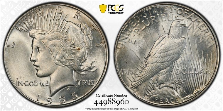 Cert 44988960 - Coin Image