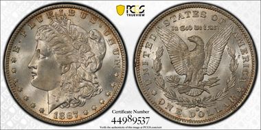 1887-O $1 MS64