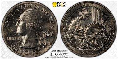 2019-S 25C Lowell NP MS64