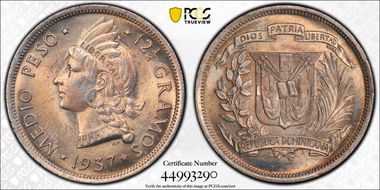 1937 1/2 P KM-21 MS64