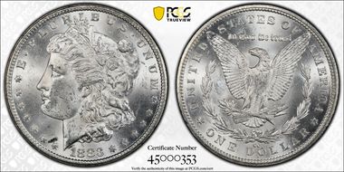 1883-CC $1 MS63