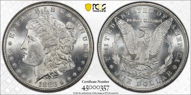 1883-CC $1 MS63